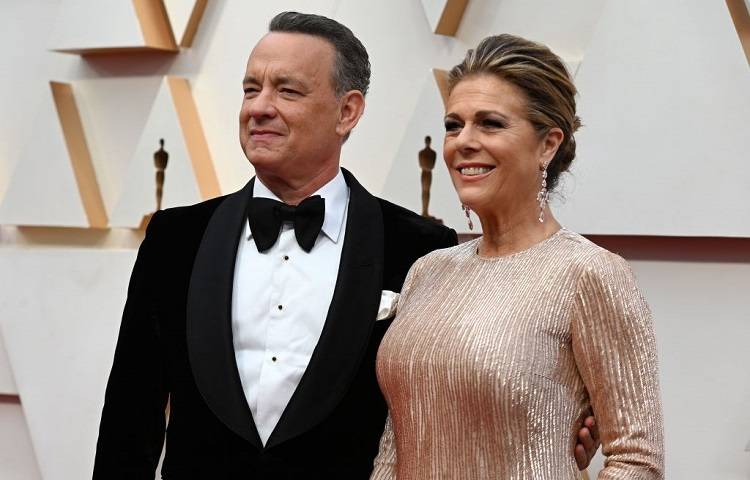 Tom Hanks e la moglie Rita Wilson