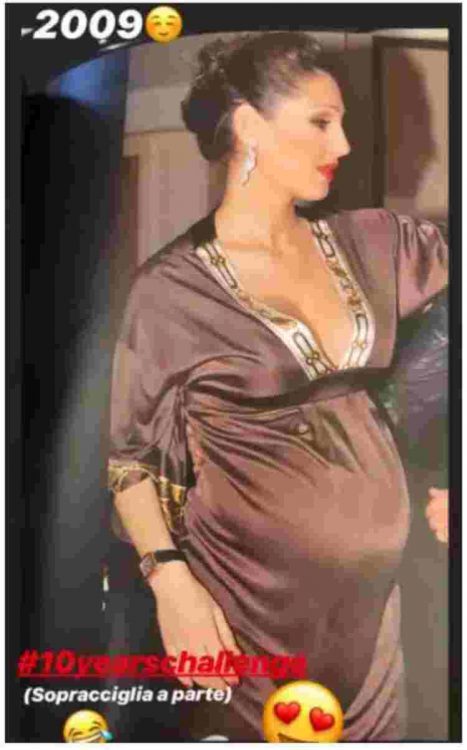 Anna Tatangelo incinta (Getty Images)