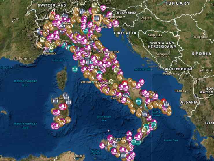 Mappa interattiva Italia