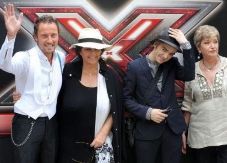 Francesco Facchinetti e i giudici di X Factor 3