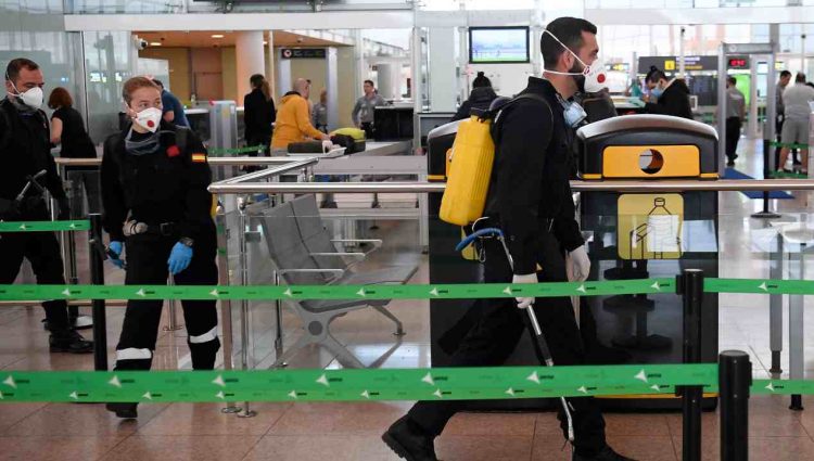 aeroporto spagna coronavirus