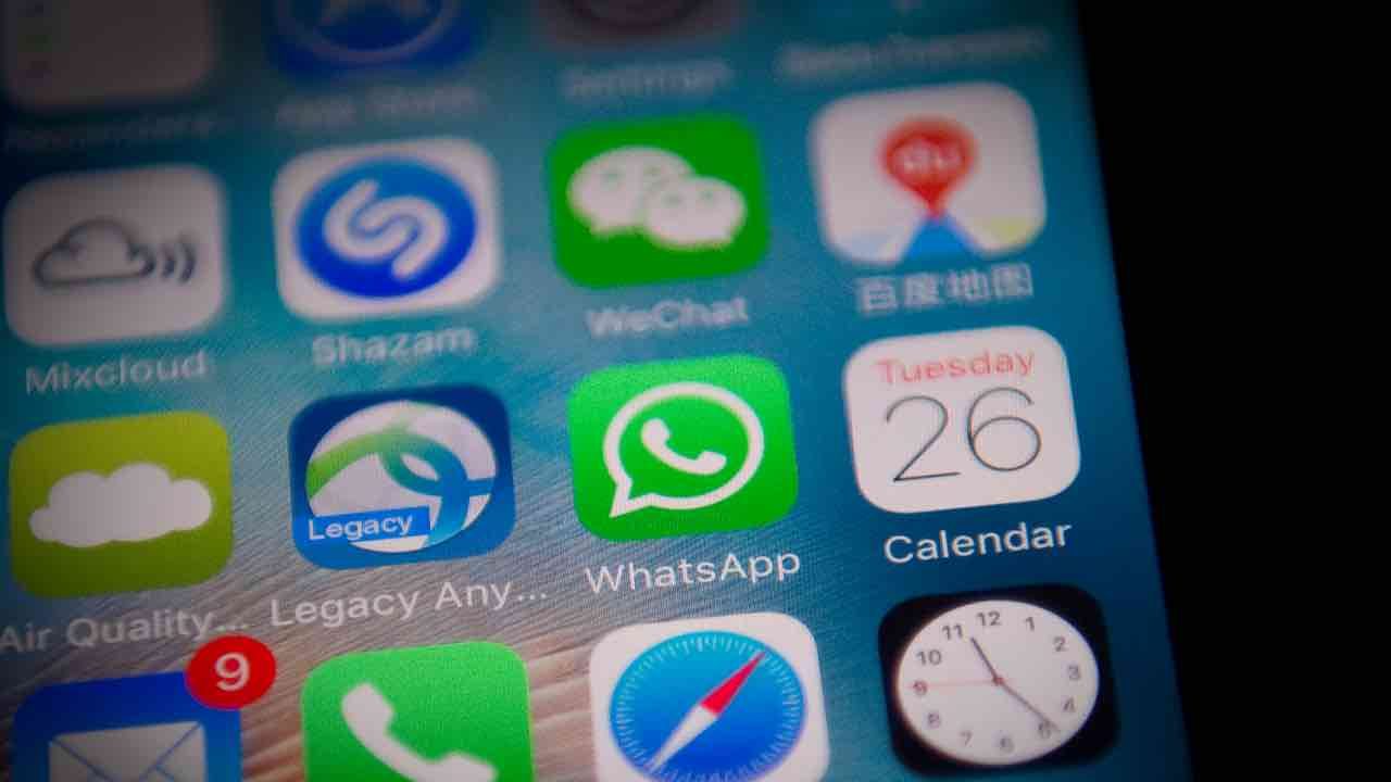 WhatsApp condividere foto video iPhone