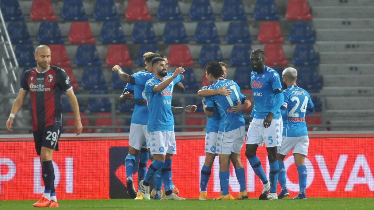 Bologna Napoli le pagelle della partita