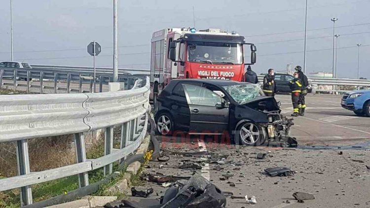 Incidente stradale zona Asi Foggia (foto dal web)