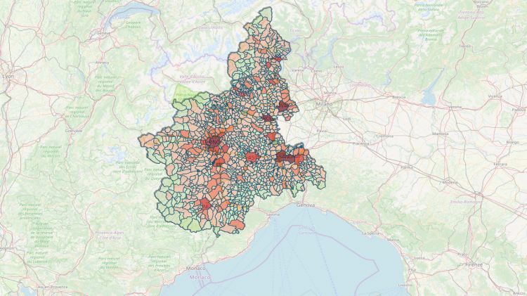 Coronavirus, Piemonte 