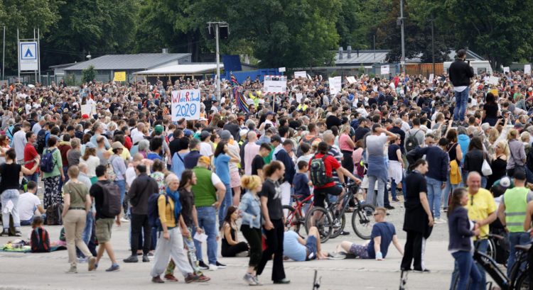 Pandemia, protesta Germania 