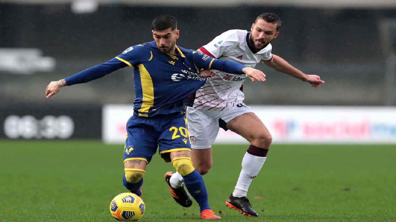 Verona-Cagliari pagelle risultato tabellino