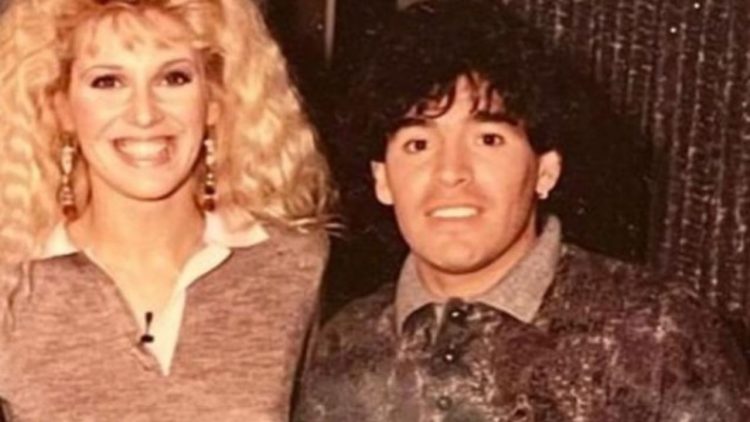 Maria Teresa Ruta e Diego Armando Maradona
