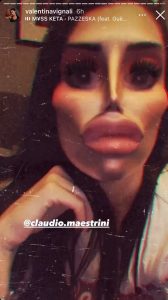 Valentina Vignali filtri Instagram foto mostruose