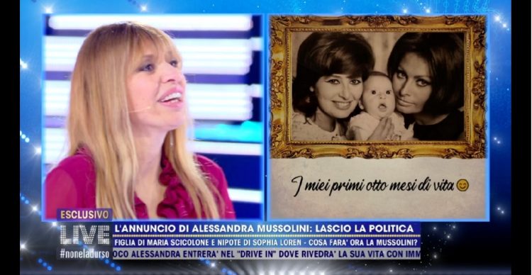 Alessandra Mussolini Ospite di Barbara d'Urso