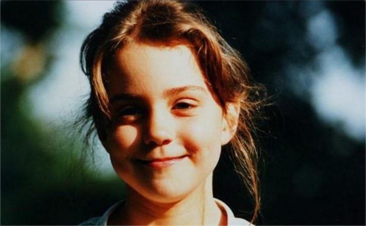 Foto da bambina Kate Middleton