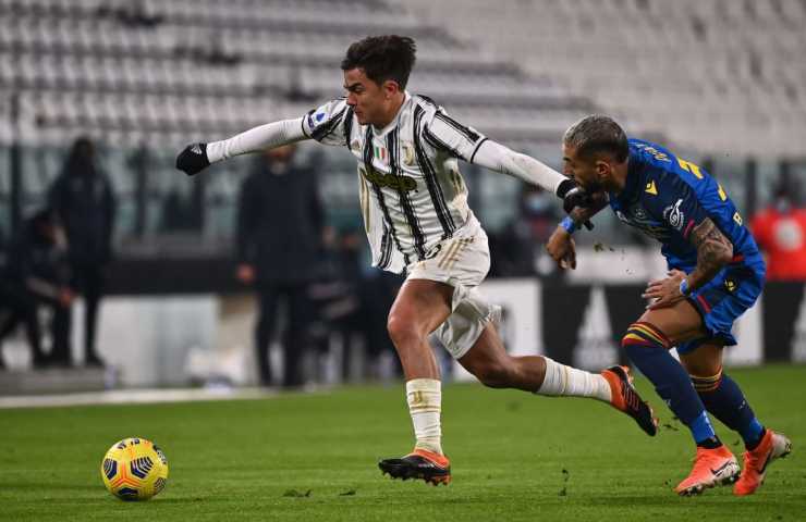 juventus udinese, Dybala in azione
