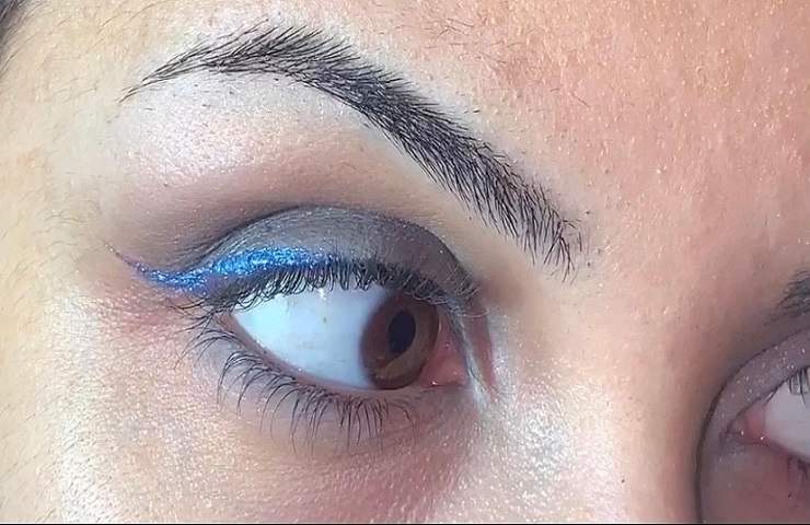 Make-up azzurro