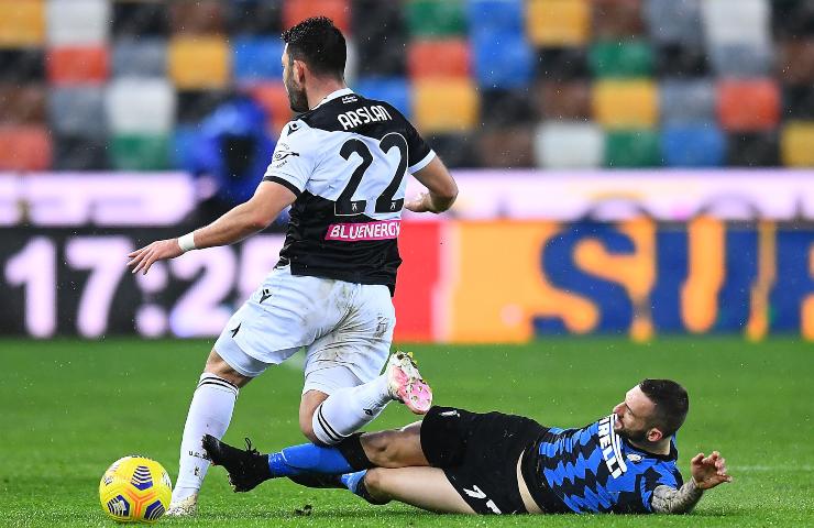 Udinese-Inter pagelle tabellino