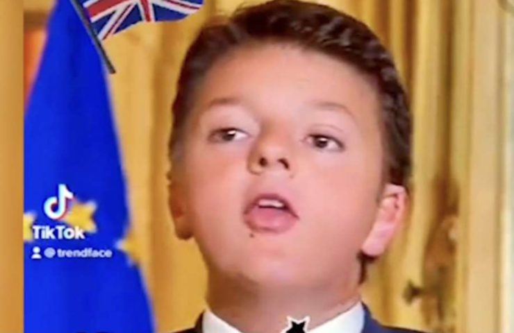 Matteo Renzi bambino video virale