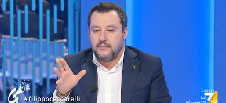 Matteo Salvini - Otto e mezzo - screenshot