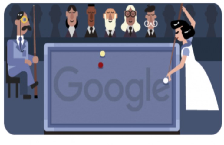 Avete notato il Doodle di Google con il biliardo? Chi era Masako Katsura