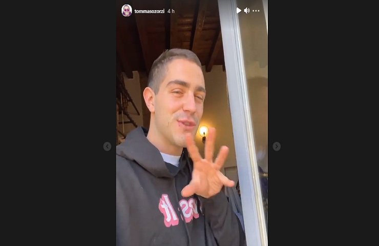 Tommaso Zorzi su Instagram