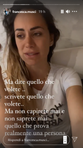 Francesca Musci messaggio social rottura Stefano