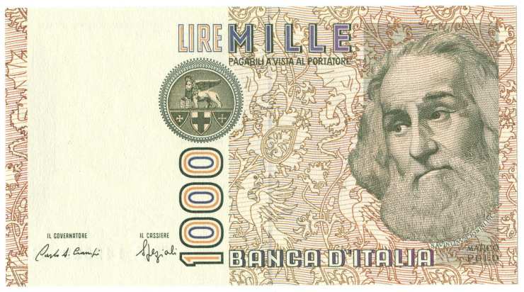 Mille Lire Marco Polo valore