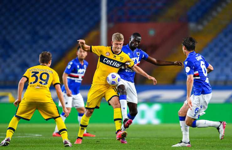 Sampdoria-Parma pagelle gara