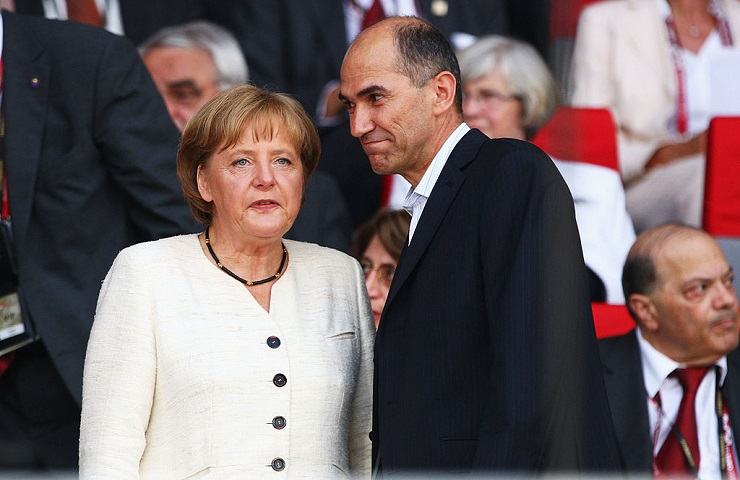 Merkel e Jansa