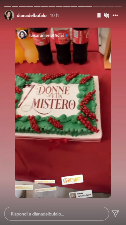 Diana Del Bufalo regalo sorpresa social video
