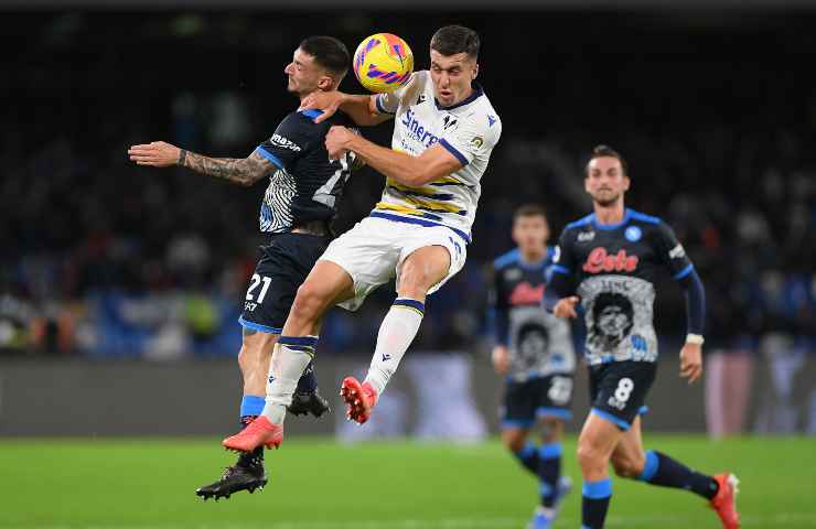Napoli-Verona pagelle tabellino partita