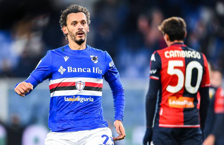 Sampdoria-Genoa pagelle Gabbiadini