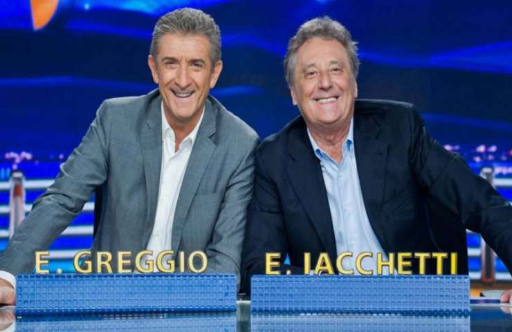 Greggio e Iacchetti a Striscia la Notizia (Foto dal programma tv)