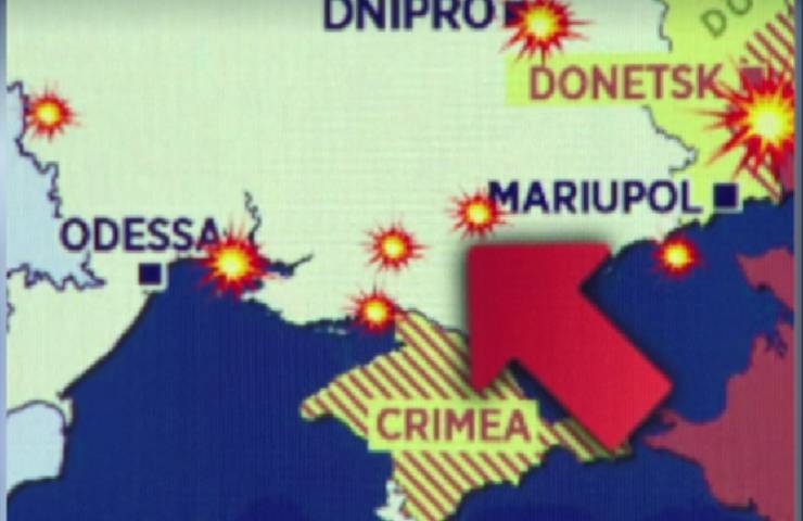 Cartina guerra russia ucraina