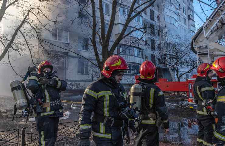 Guerra Ucraina bombardamenti Kiev Kharkiv