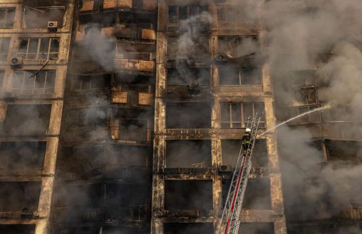 Guerra Ucraina bombardamenti Kiev Kharkiv