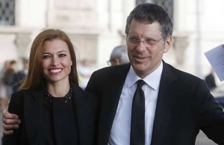 Fabrizio Frizzi e Carlotta Mantovan