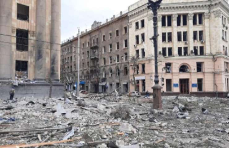 Ucraina missile sede governo Kharkiv vittime