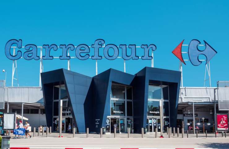 Carrefour supermercato logo 
