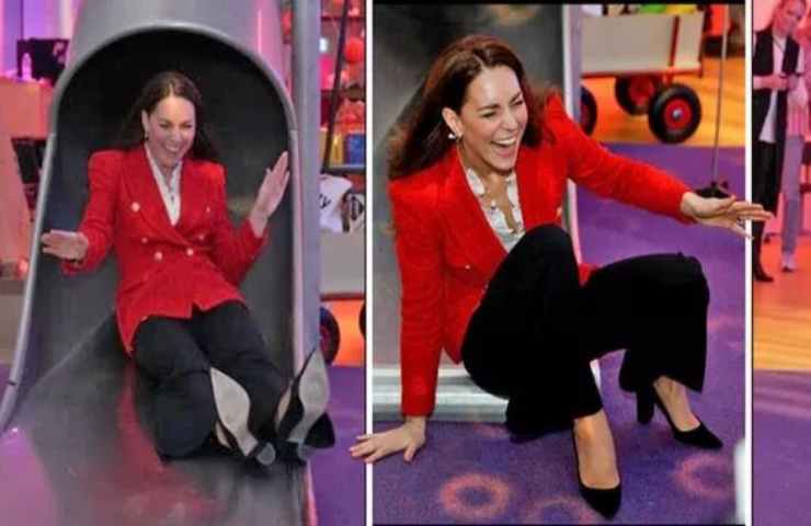 Kate Middleton caduta