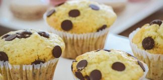 ricetta muffin gocce cioccolato