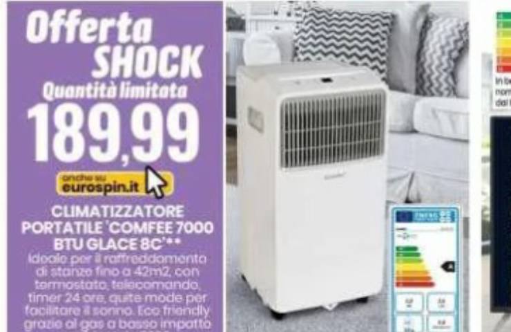 Climatizzatore eurospin offerta 