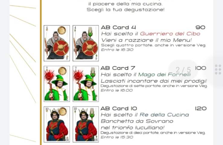 Alessandro Borghese menu degustazione
