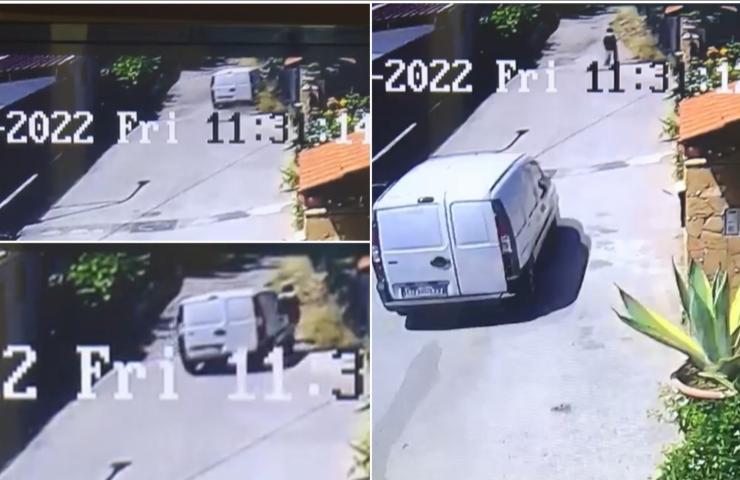 furgone travolge 3 persone 