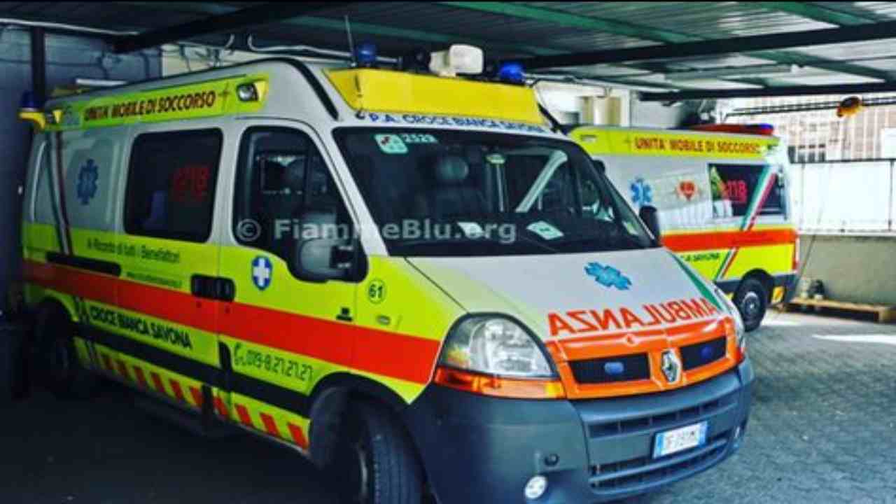 Ambulanza incidente senigallia