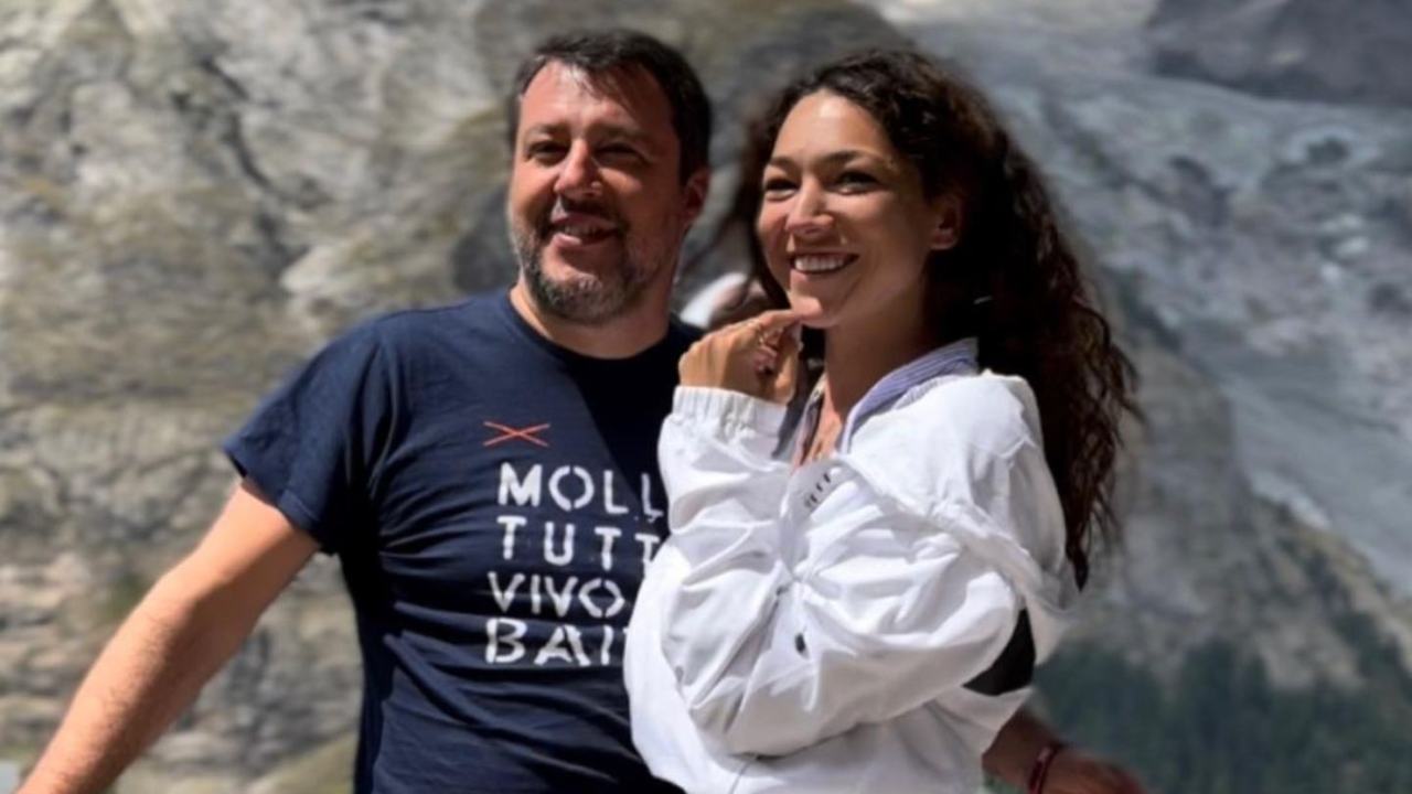 Francesca Verdini e Matteo Salvini