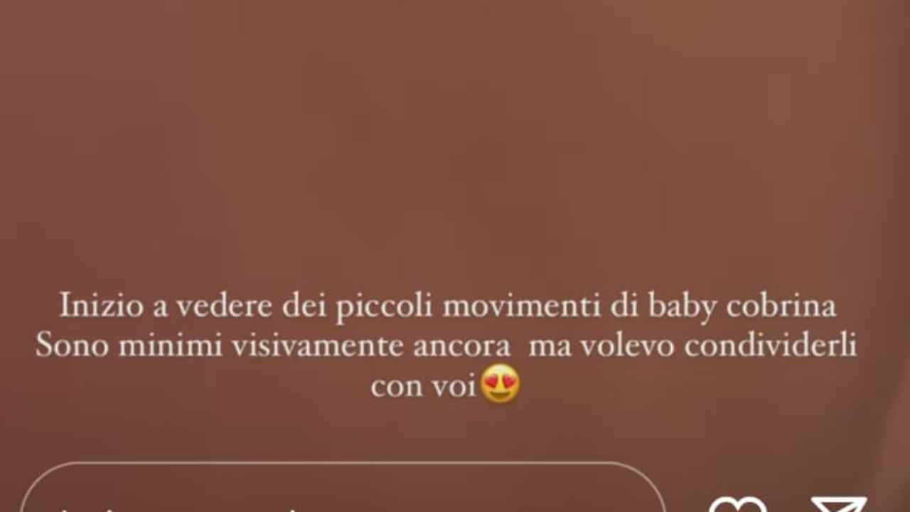 Claudia Dionigi gravidanza