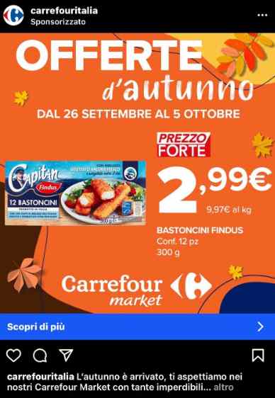 Carrefour offerte d'autunno 2022 volantino