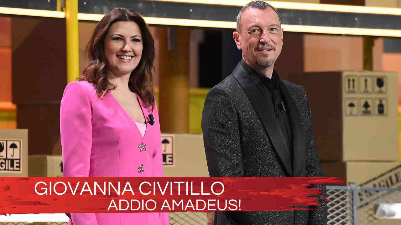 Giovanna Civitillo e Amadeus