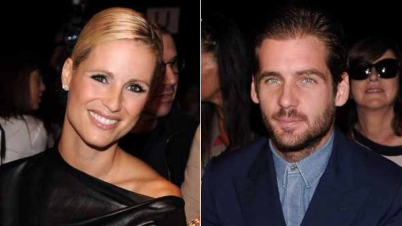 Michelle Hunziker Tomaso Trussardi