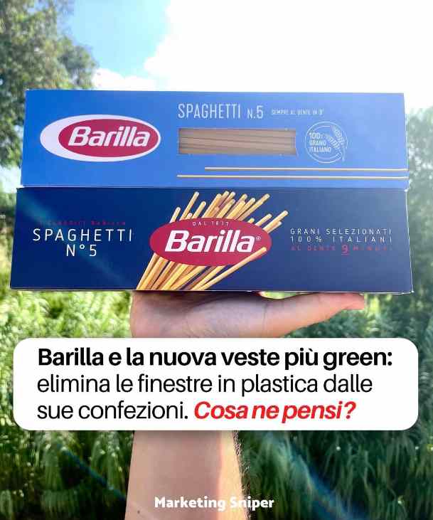 Nuovo pack Barilla novità green azienda dettagli