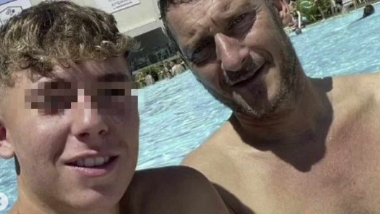 Cristian Totti ed il papà mare 