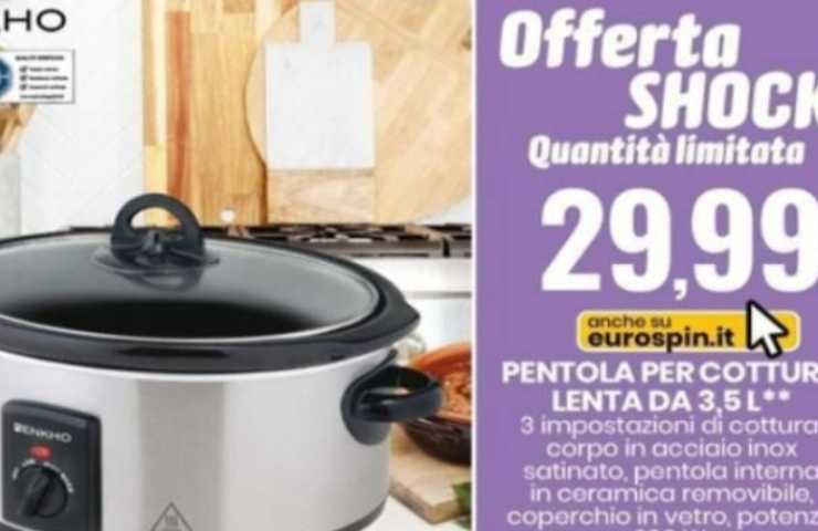 Pentola Eurospin offerta 